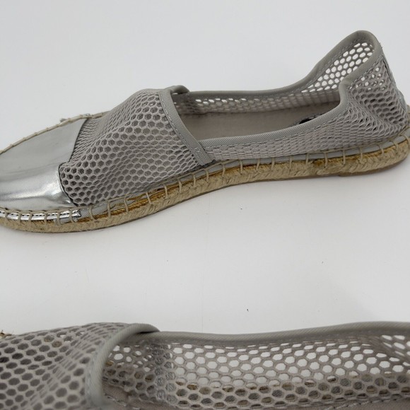 Sam Edelman Circus Womens Jute Mesh Silver Lena Espadrille Flats US 9.5M - Picture 6 of 10